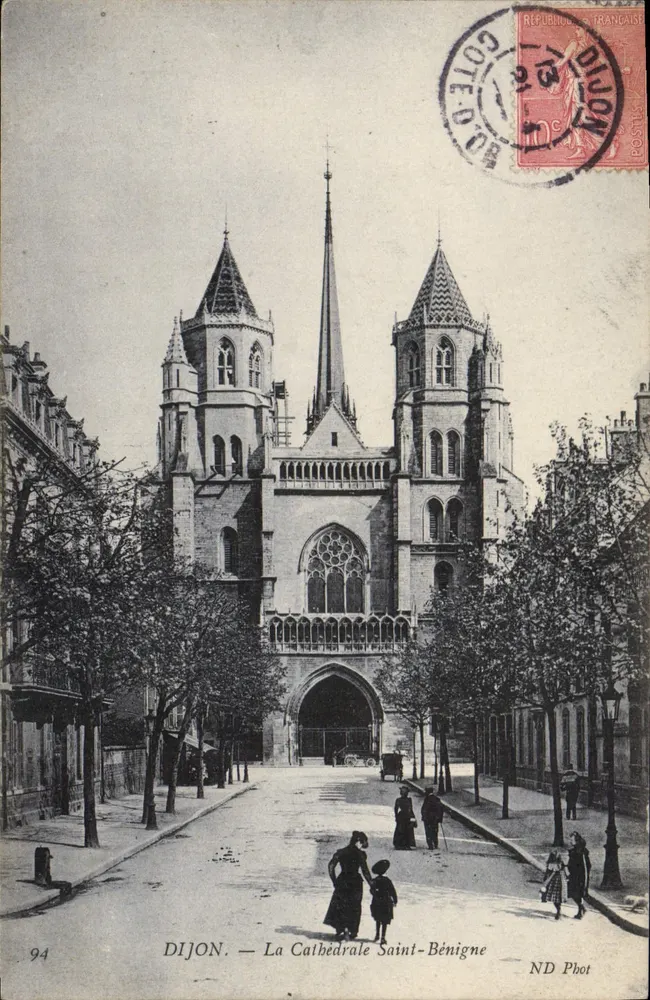 Dijon — A Catedral de Saint-Bénigne — ND Fotografia, n°94 - Frente