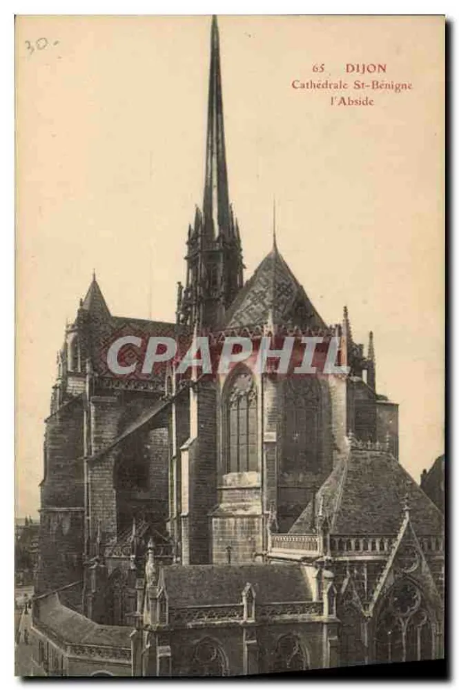 Dijon — Catedral de São Benigno, a Abside — editor não identificado, n° de série 63 - Frente