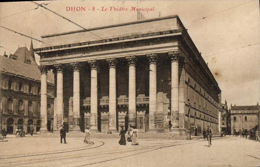 Dijon - O Teatro Municipal — editor Frassati, n°8 - Frente