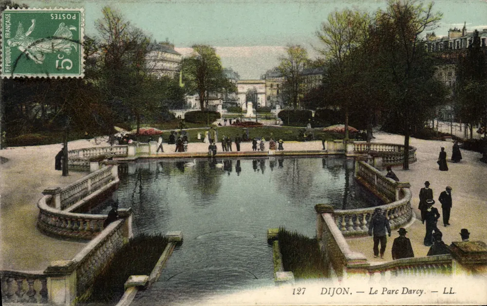 Dijon — O Parque Darcy — LL. n°127 - Frente