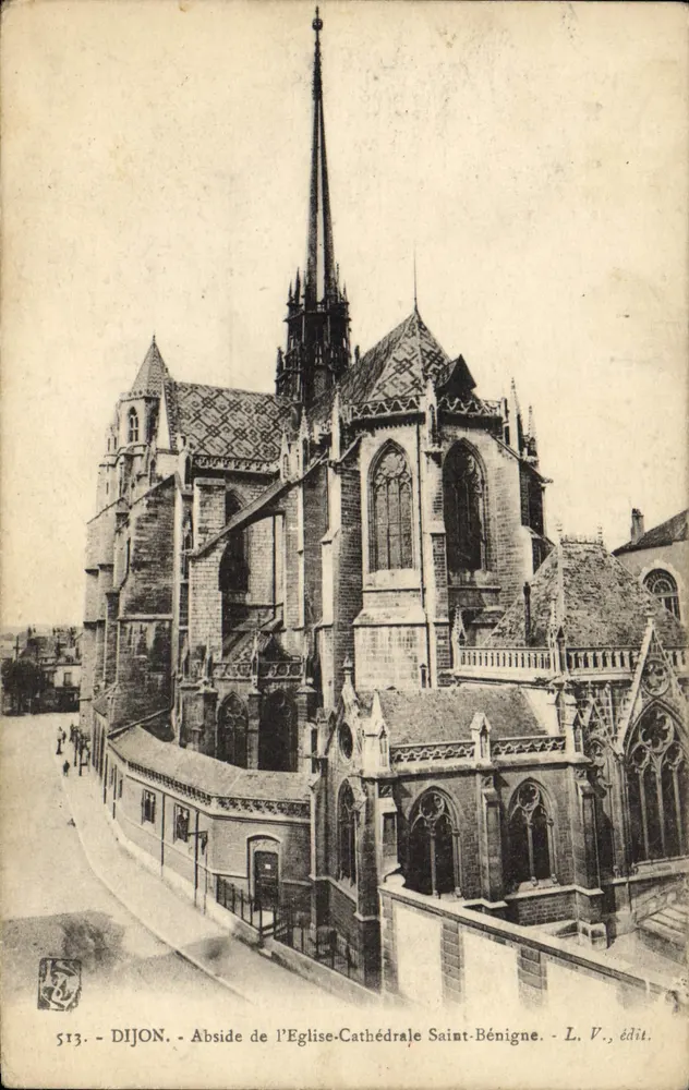 Dijon - Apse der Kathedrale Saint-Bénigne — L. V., Verlag - Vorderseite