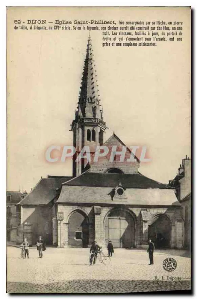 Dijon — Igreja de São Filiberto — R. I. Dépôse - Frente