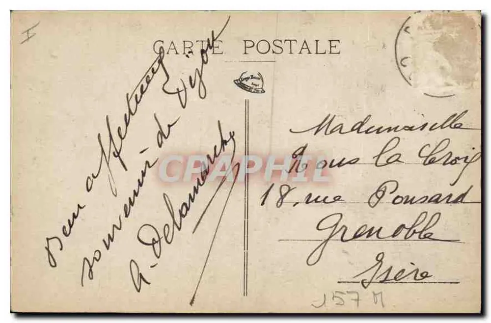 Dijon — Catedral de São Bénigne — editor não identificado, n° de série 7 - Verso