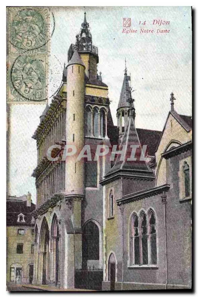 Igreja de Nossa Senhora — Dijon — editor desconhecido, n° 14 - Frente