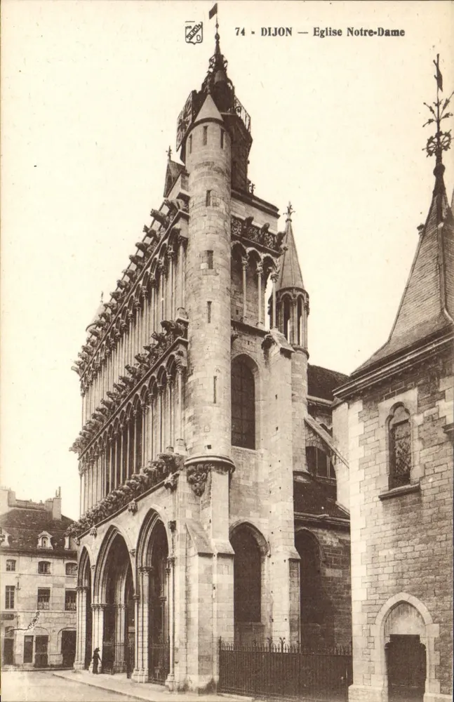 Dijon — Igreja de Nossa Senhora — Editor P. Dijon, n° 74 - Frente