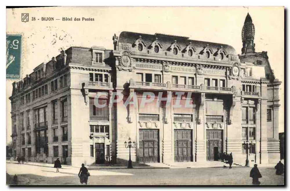 Dijon — Hotel das Correios — n° 28 - Frente