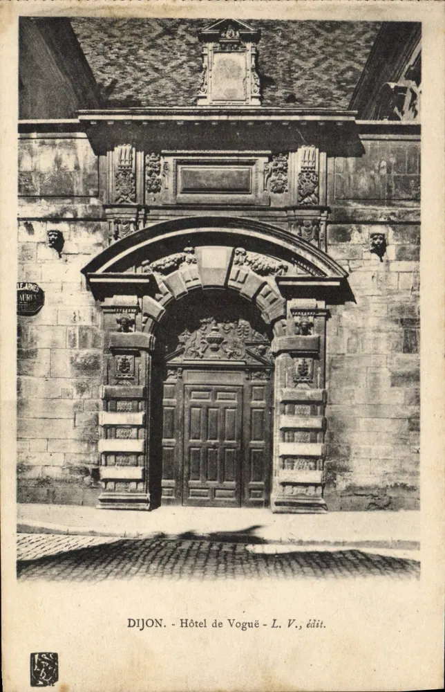 Dijon - Hotel de Voguë — L. V., editor - Frente