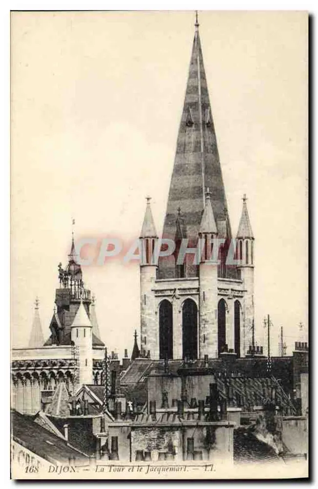 Dijon — A Torre e o Jacquemart — n°168 - Frente