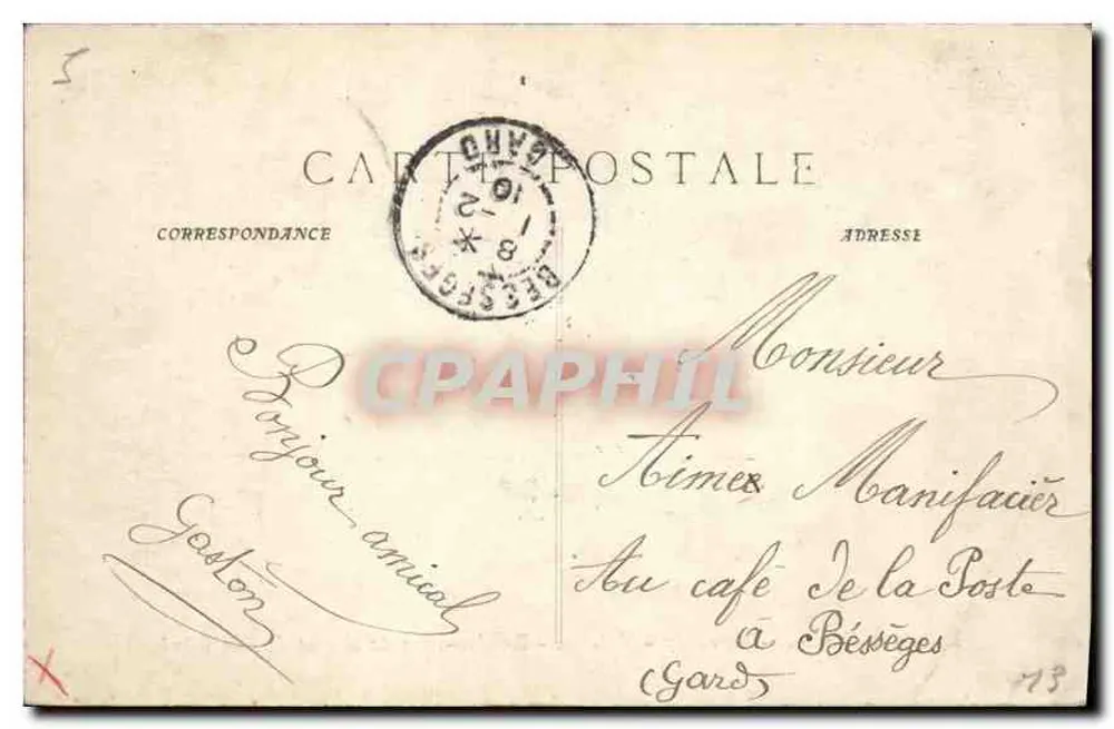 Valabre — Jagdtermin des Königs René — Umgebung von Aix-en-Provence - Rückseite