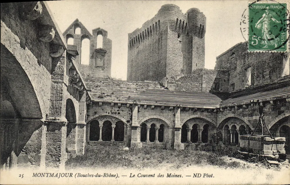 Montmajour (Bouches-du-Rhône) — Das Konvent der Mönche — ND Fot. - Vorderseite