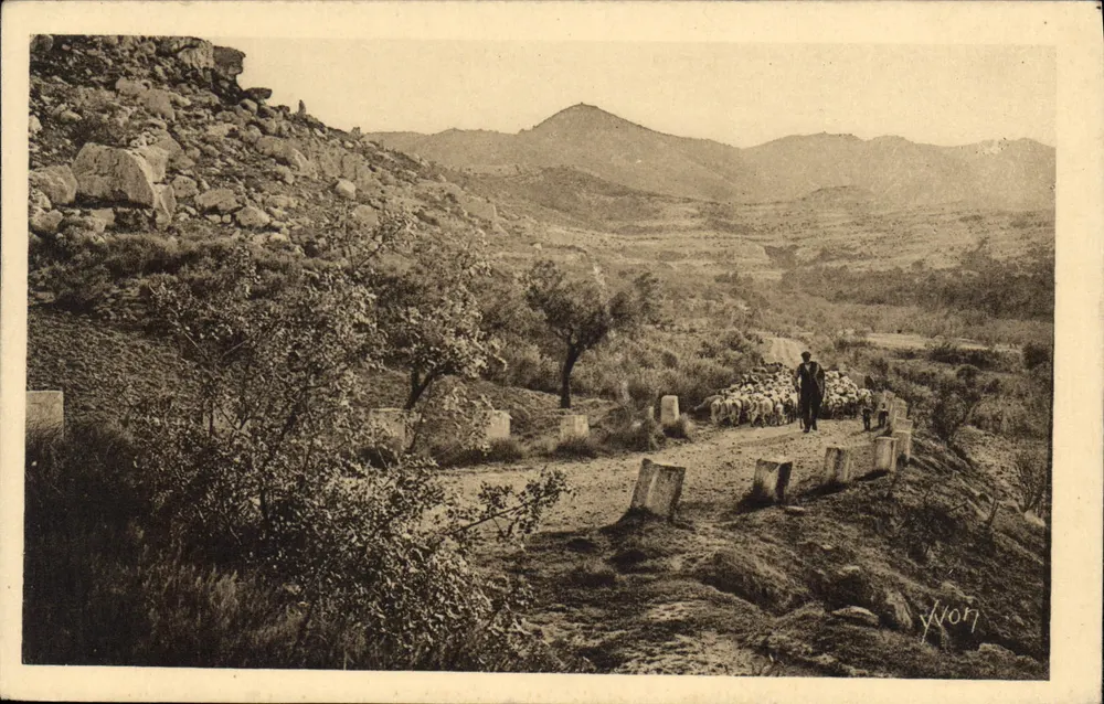 Landschaften und Steine der Provence — Les Baux (B.-du-R.) — Art Editions YVON, Paris - Vorderseite