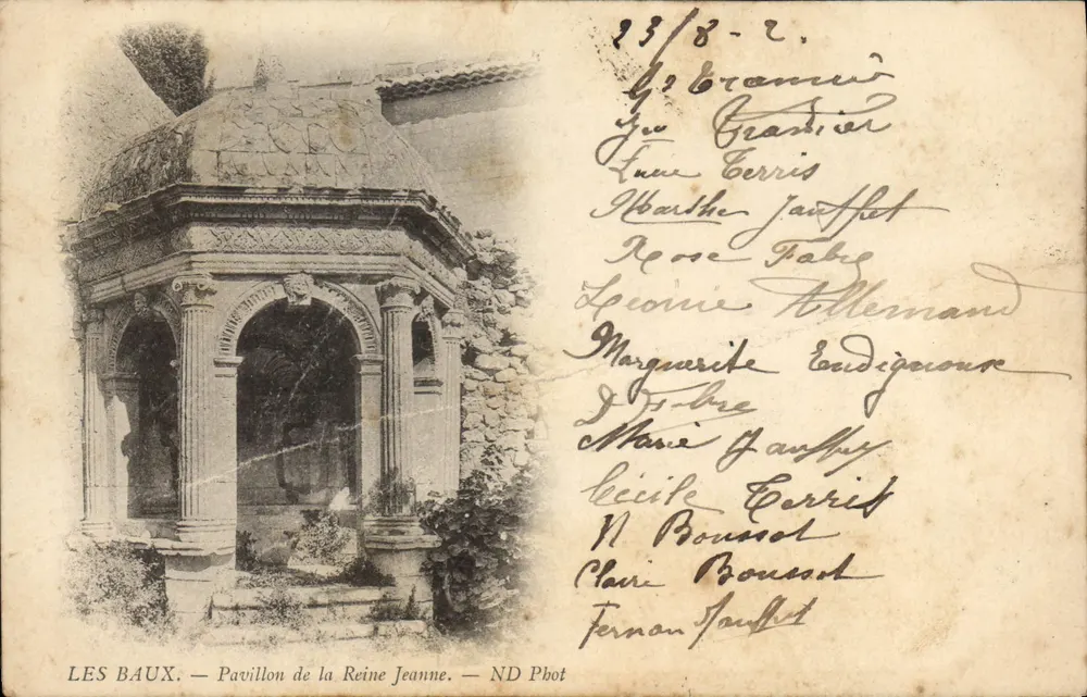 Les Baux — Pavillon der Königin Jeanne — ND Phot - Vorderseite