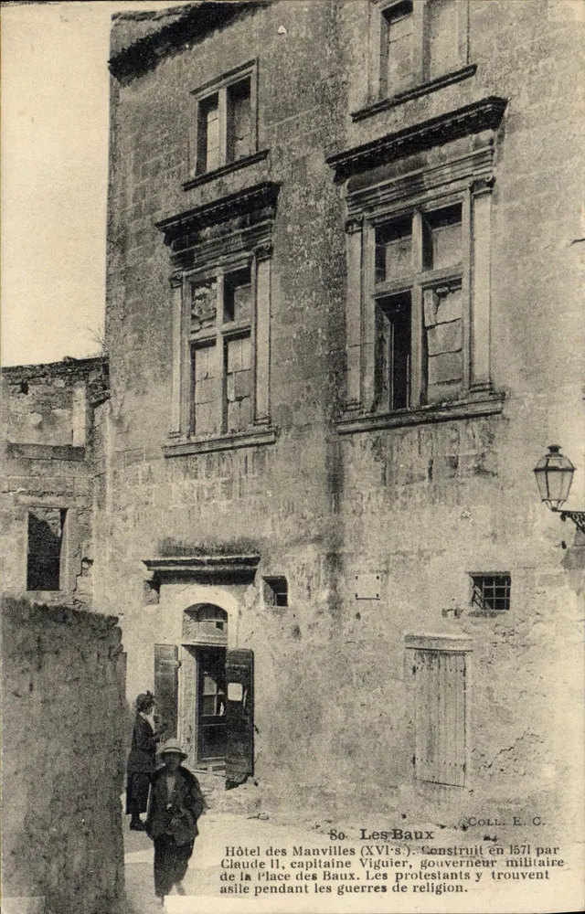 Hôtel des Manvilles — Les Baux — Coll. E.C. - Vorderseite