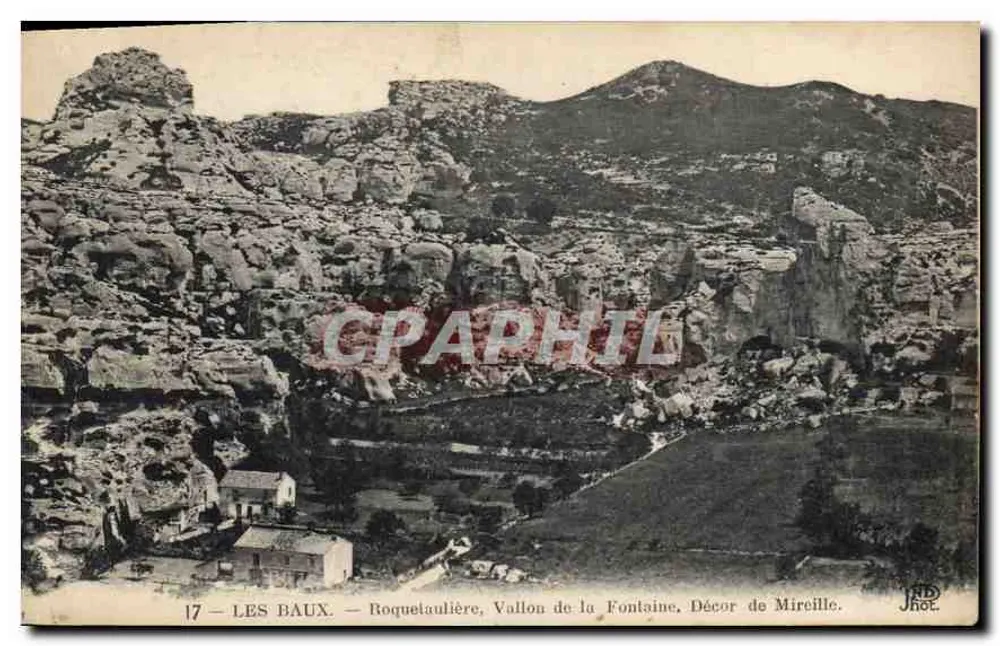 Les Baux — Roquetaulière, Vallon de la Fontaine, Décor de Mireille - Vorderseite