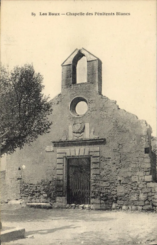 Les Baux — Kapelle der Weißen Bußbrüder — Sammlung E.C. - Vorderseite