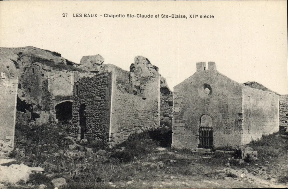 Les Baux - Chapelle Ste-Claude et Ste-Blaise, XIIe siècle - Recto