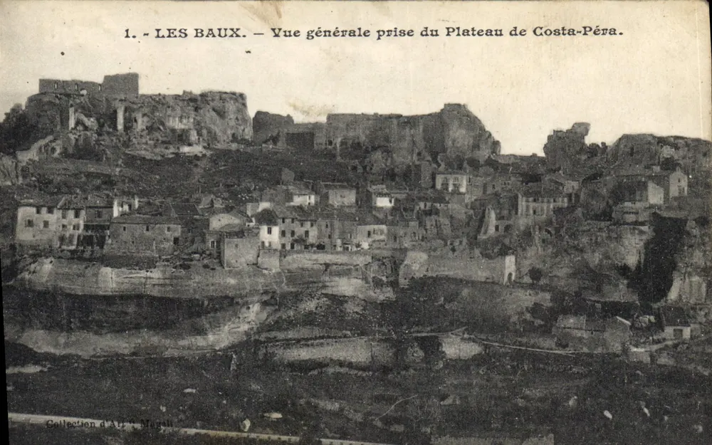Les Baux — Allgemeiner Blick vom Plateau de Costa-Péra — Edition L. Danesi-Arles - Vorderseite