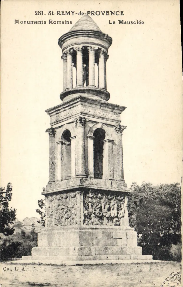 St-REMY-de-PROVENCE — O Mausoléu — Coleção L.A. n°281 - Frente
