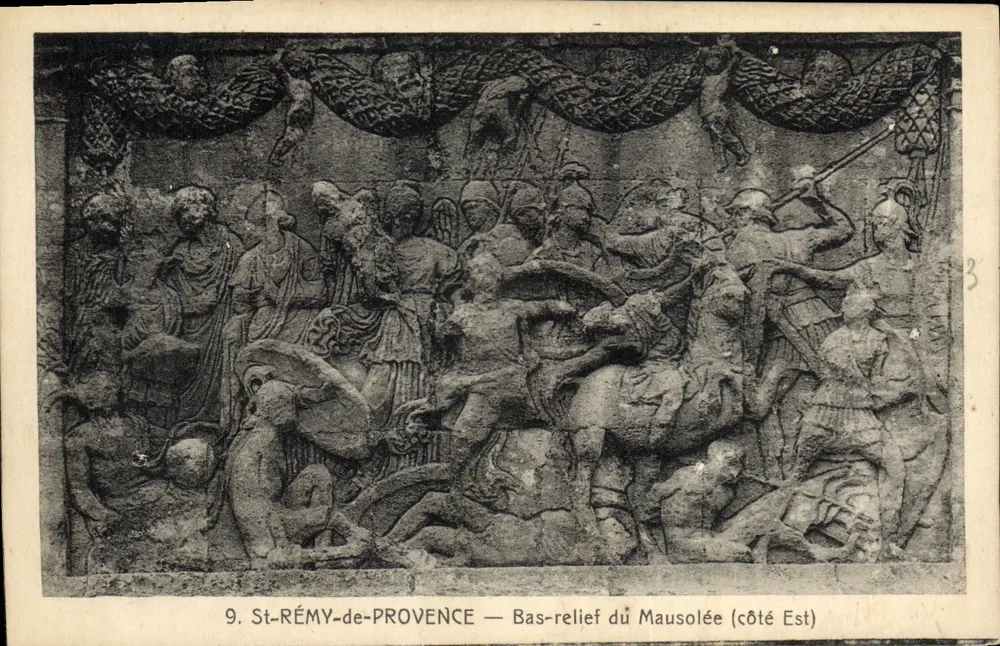 St-RÉMY-de-PROVENCE — Relief des Mausoleums (Ostseite) — n°9 - Vorderseite