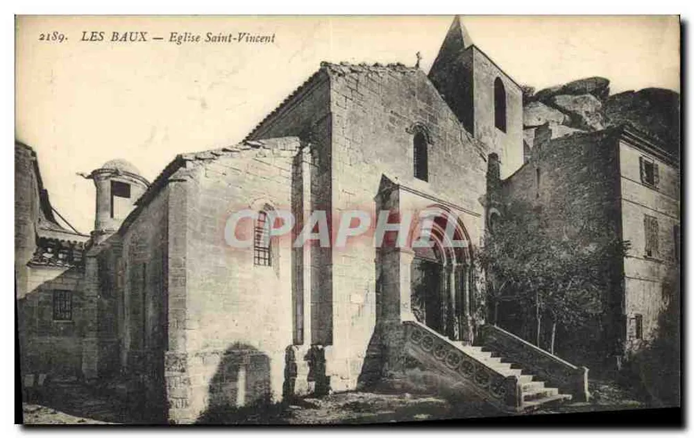 Les Baux — Igreja de São Vicente — n° 2189 - Frente