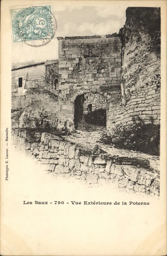 Les Baux - Ansicht der äußeren Pforte — Phototypie E. Lacour — Marseille — n°790 - Vorderseite