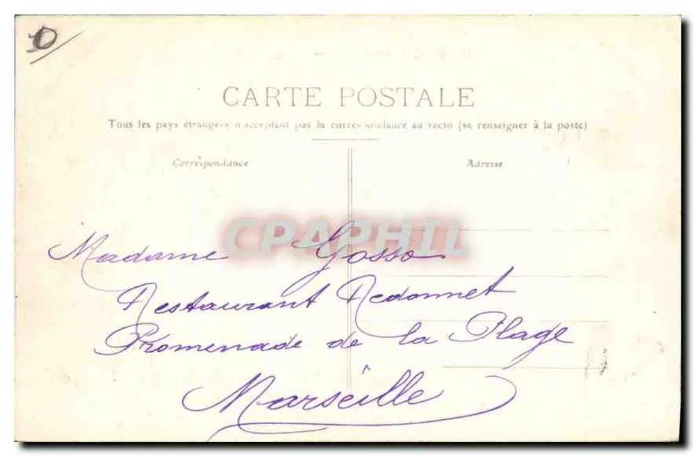 Roquefavour — O Aqueduto — Editor desconhecido, n° 291 - Verso