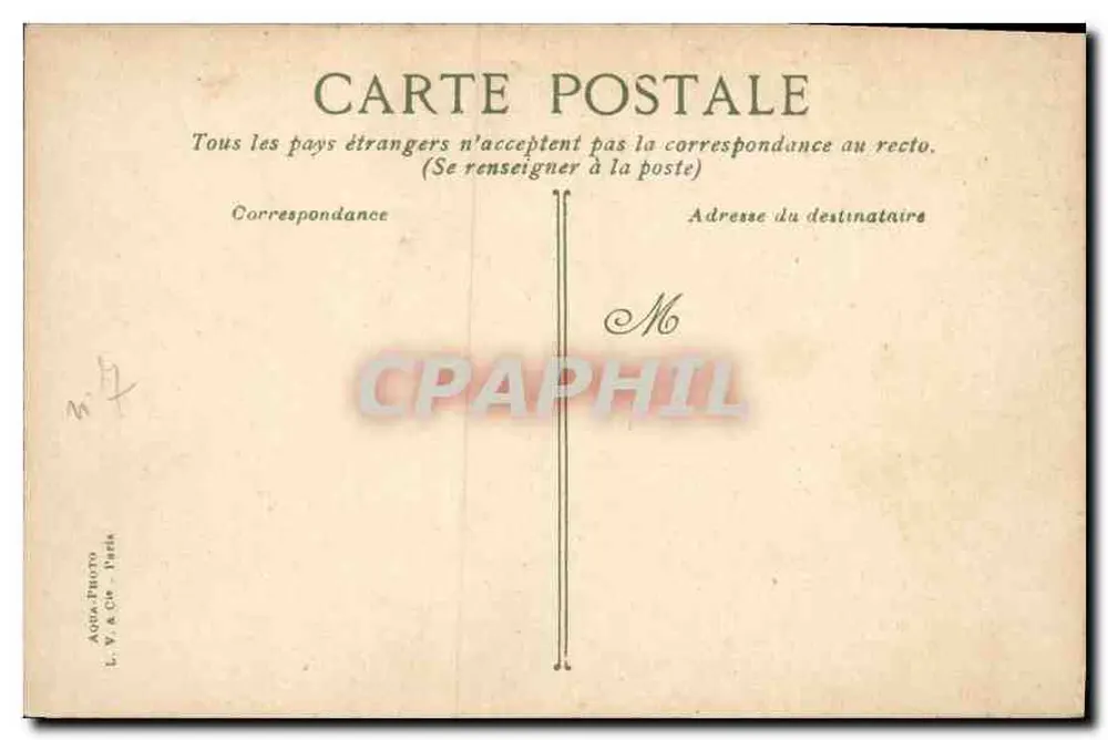 Baux. Rochos do Vale do Inferno — editor L. V. & Cie, Paris - Verso