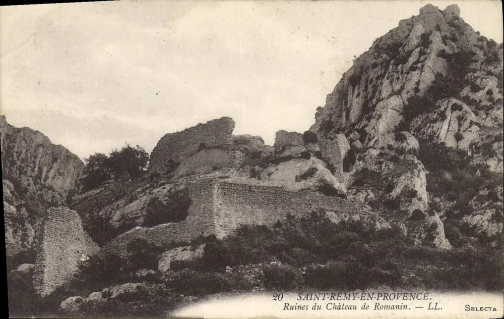 Ruinen des Schlosses Romanin — Saint-Rémy-en-Provence — Selecta - Vorderseite