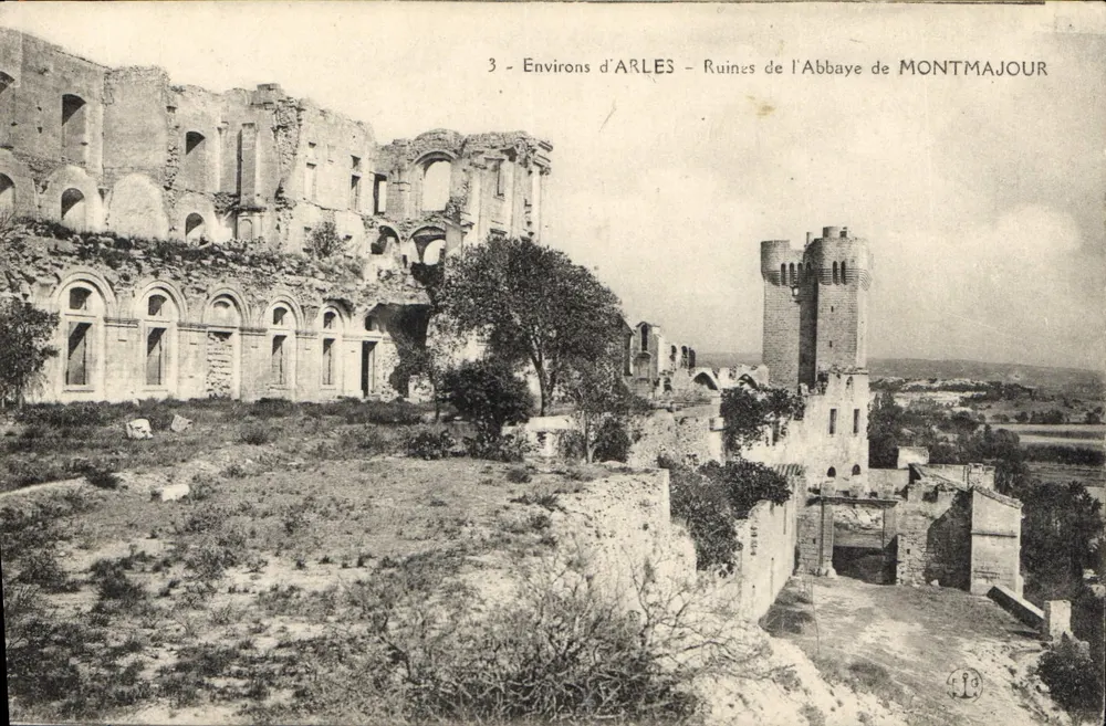 Ruinen der Abtei Montmajour — Umgebung von ARLES — Nr. 3 - Vorderseite