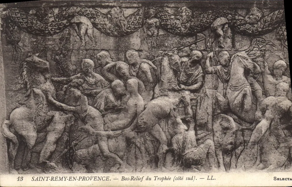 Saint-Rémy-en-Provence — Bas-relief des Trophäens (Südseite) — LL. Selecta - Vorderseite