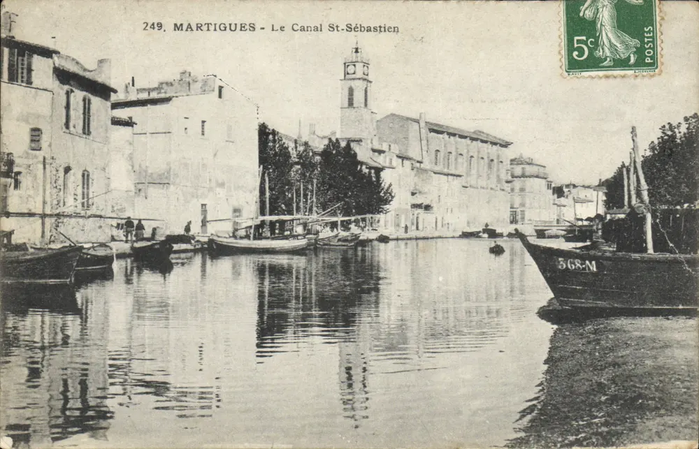 Martigues - El Canal de San Sebastián — editor anónimo, n° 249 - Anverso