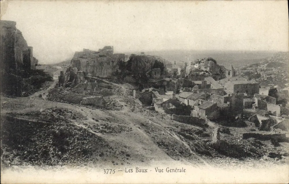Les Baux — Vista Geral — Fototipia La Carotte, n° 3775 - Frente