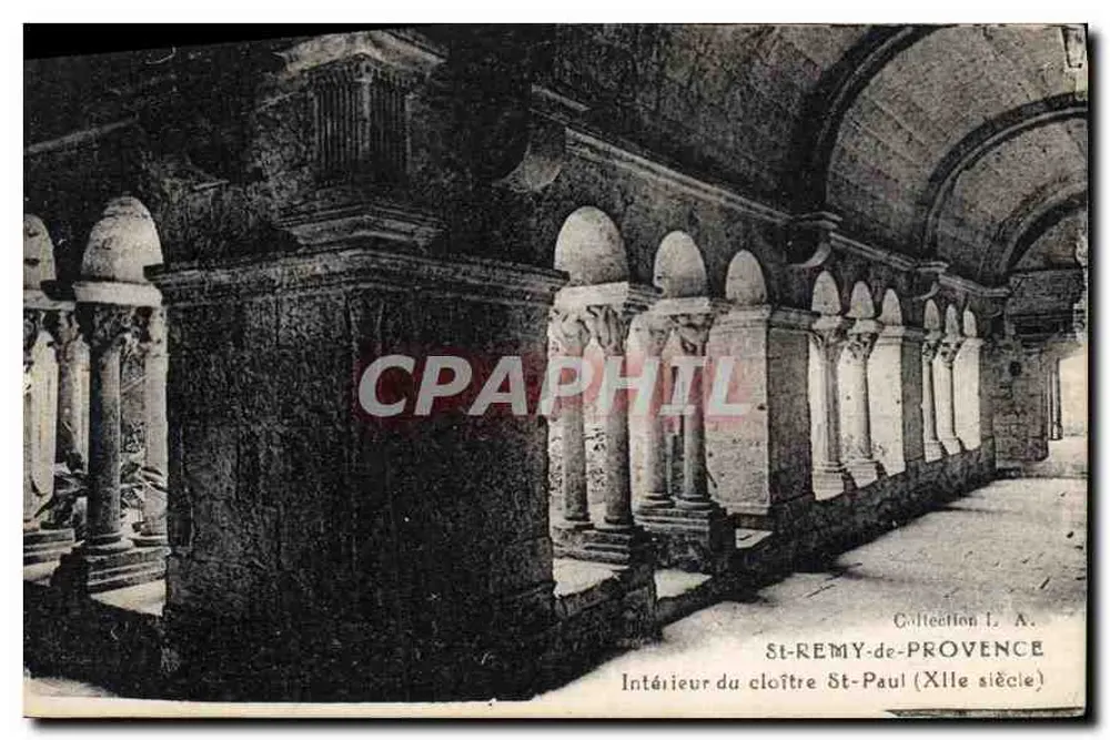 Innenansicht des St-Paul-Klosters — St-Rémy-de-Provence — Sammlung L. A. - Vorderseite