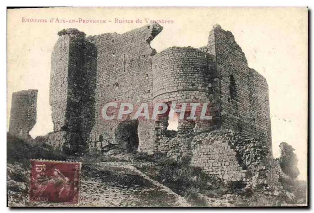 Ruínas de Ventabren — Environs d'Aix-en-Provence — editor não identificado - Frente