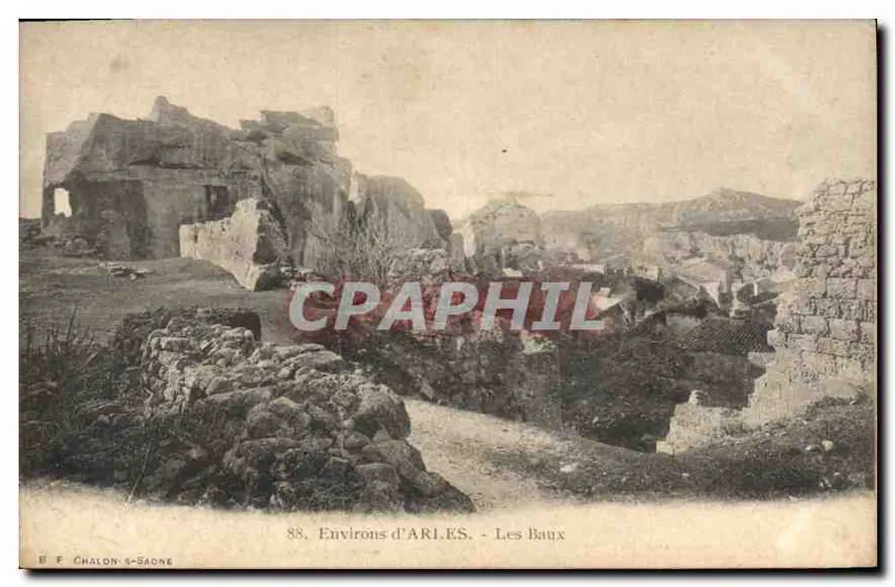 Les Baux - Ambiente de Ariès — E. F. Chalon-saône, n°88 - Frente