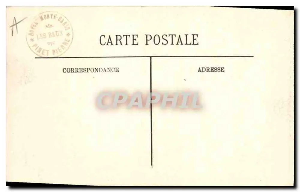 Les Baux — Il Castello — Interno — Editore LL. - Verso