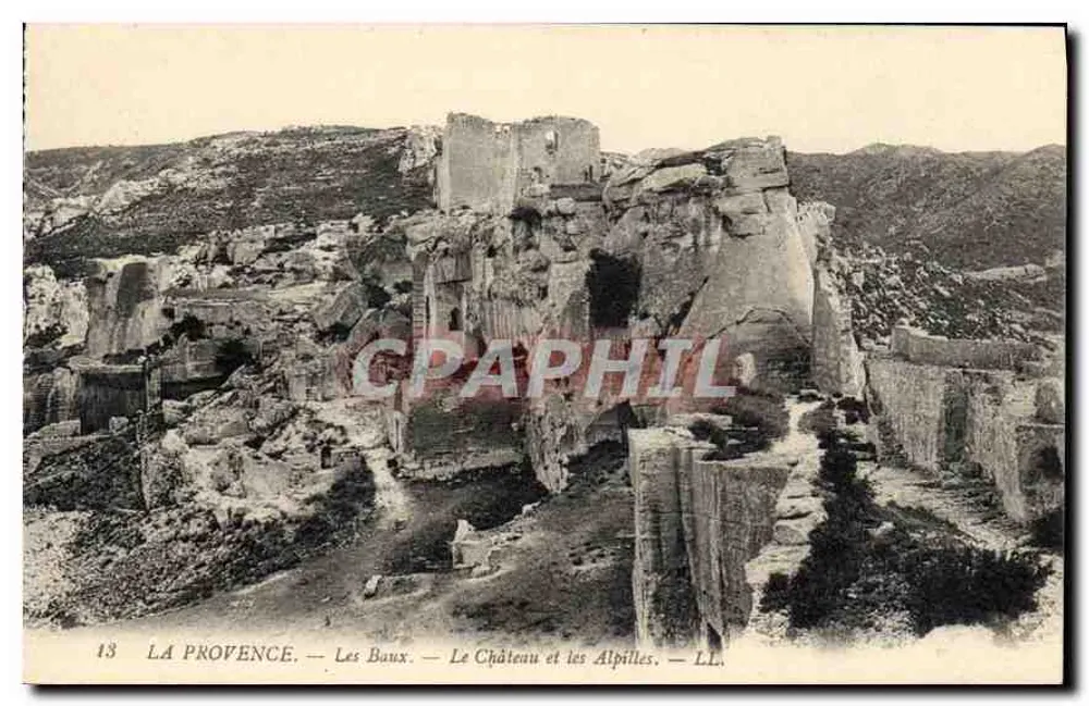 Les Baux — Schloss und Alpilles — LL. — n°143 - Vorderseite
