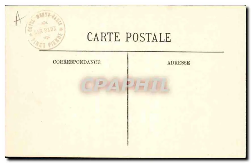 Les Baux — Hotel de Mainville — Verlag Pinet Pierre - Rückseite