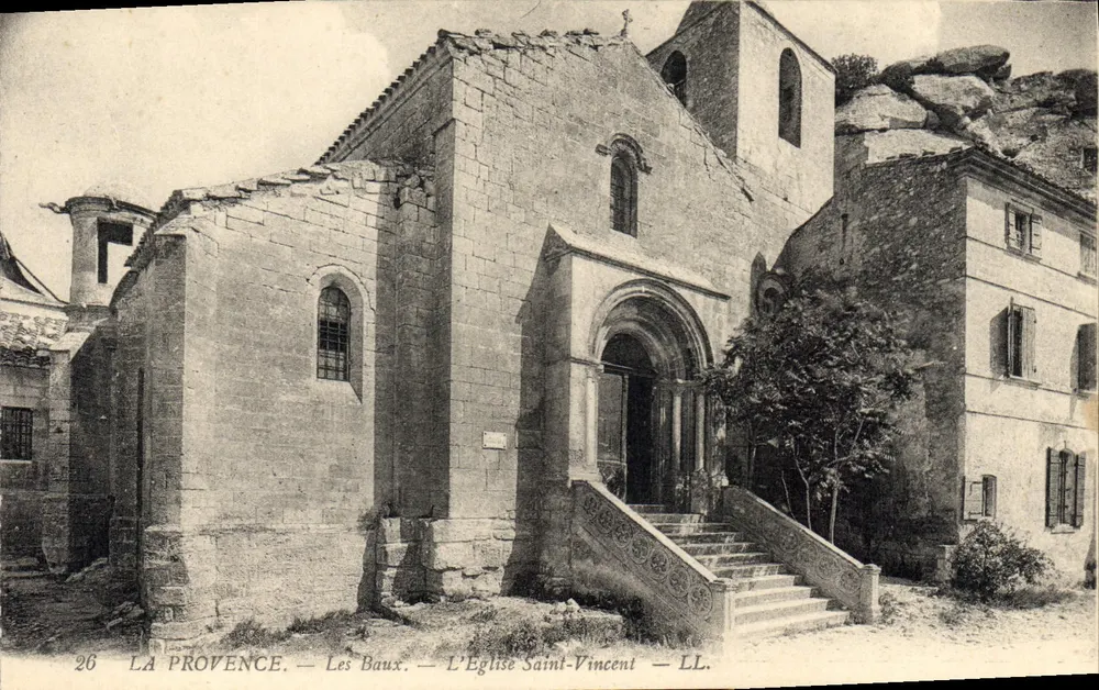 Les Baux — Die Kirche Saint-Vincent — LL. — Nr. 26 - Vorderseite