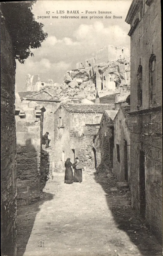Les Baux - Gemeinsame Ofen, die eine Gebühr an die Prinzen von Les Baux zahlen - Vorderseite