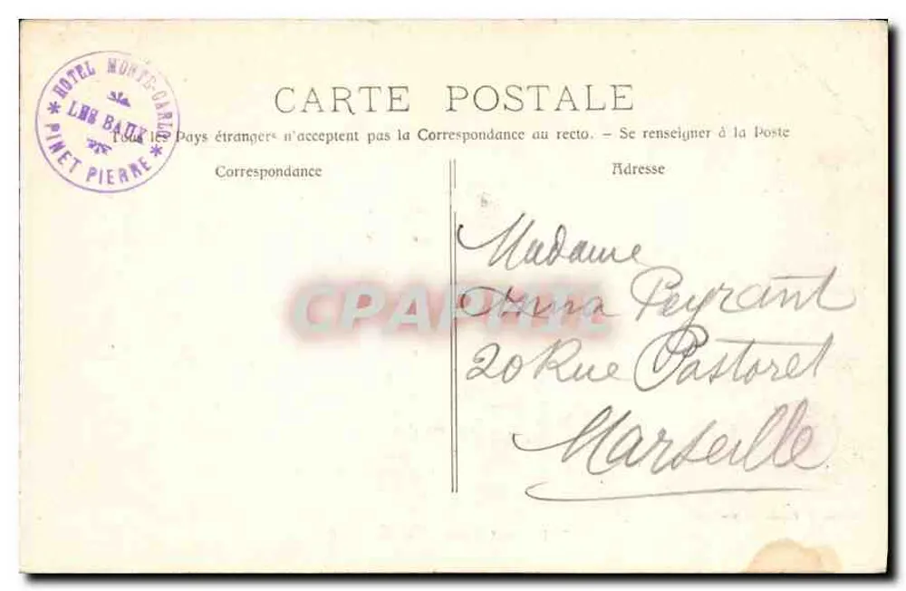 Les Baux — Vista Geral — Phototyp. E. Lacour — Marseille - Verso