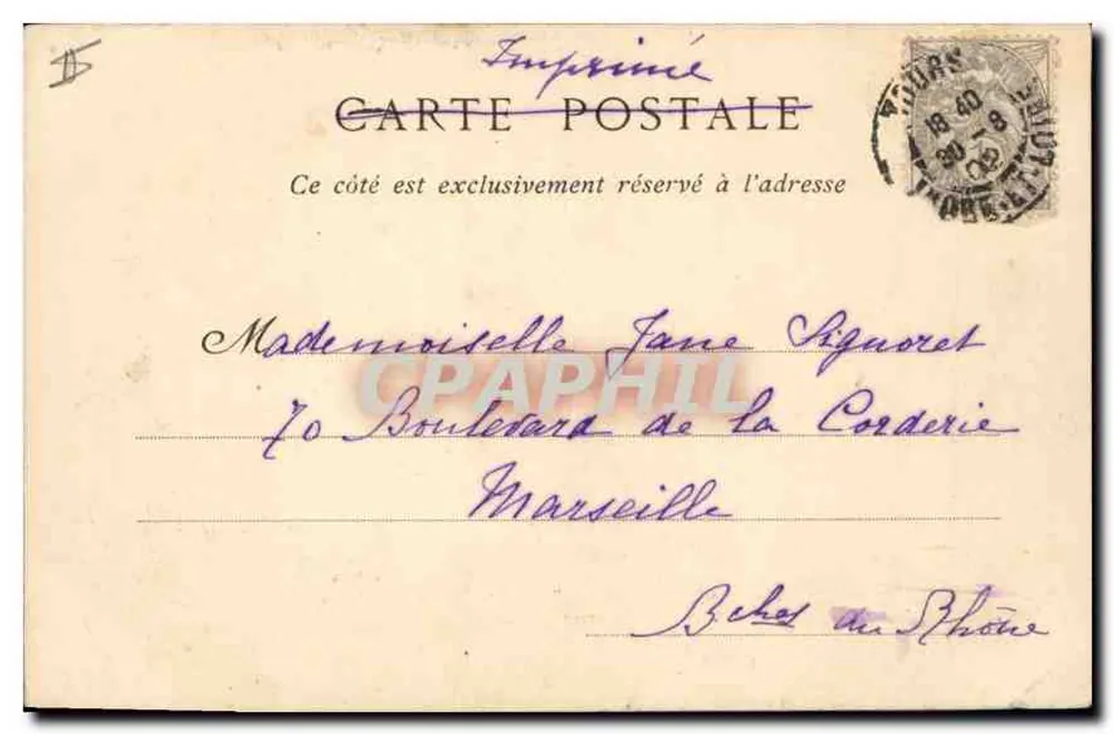 Tours — Casa de Tristram o Ermitão — Coleções ND. Phot. - Verso