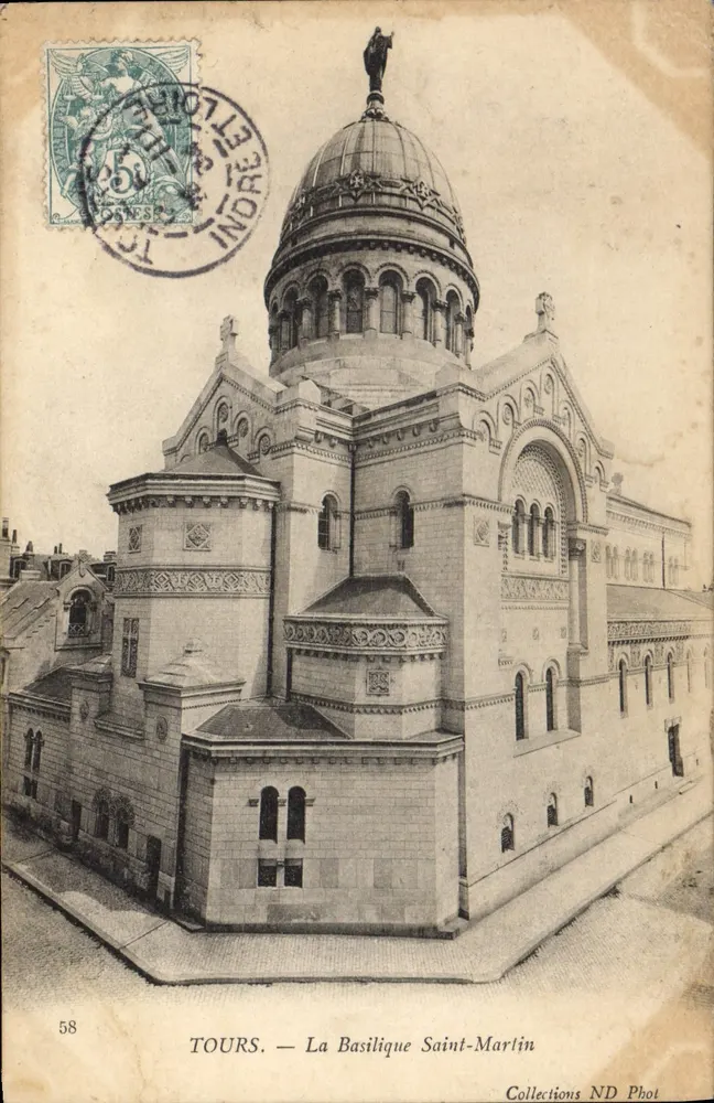 TOURS. — A Basílica de São Martinho — Collections ND Phot, n° 58 - Frente