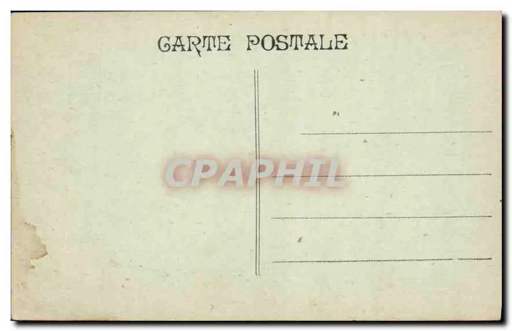 Marselha -- Porta de Aix — Arco de triunfo dedicado à República — editor desconhecido - Verso