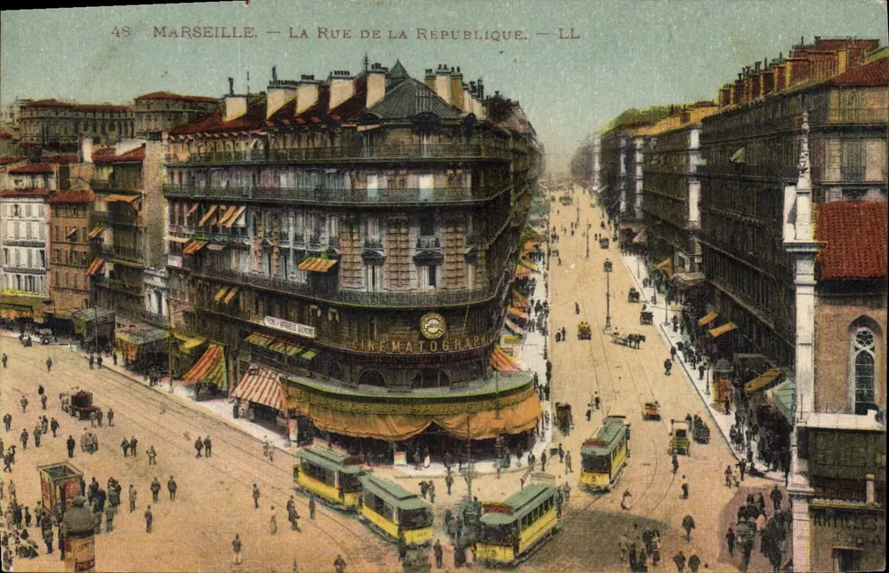 Marseille — A Rue de la République — LL - Frente