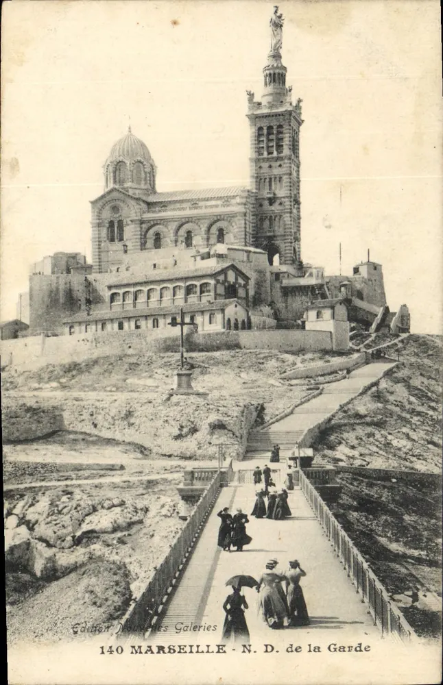Marselha - Nossa Senhora da Guarda — Editor Novas Galerias, n° 140 - Frente