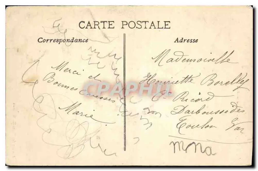 Marseille - Sanctuaire de N.D. de la Garde — éditeur L'Atelier des Nouvelles Galeries, n°59 - Verso