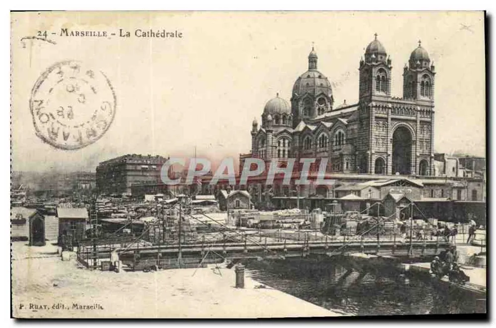 Marseille - A Catedral — F. Ruat, editor, Marseille — n°24 - Frente