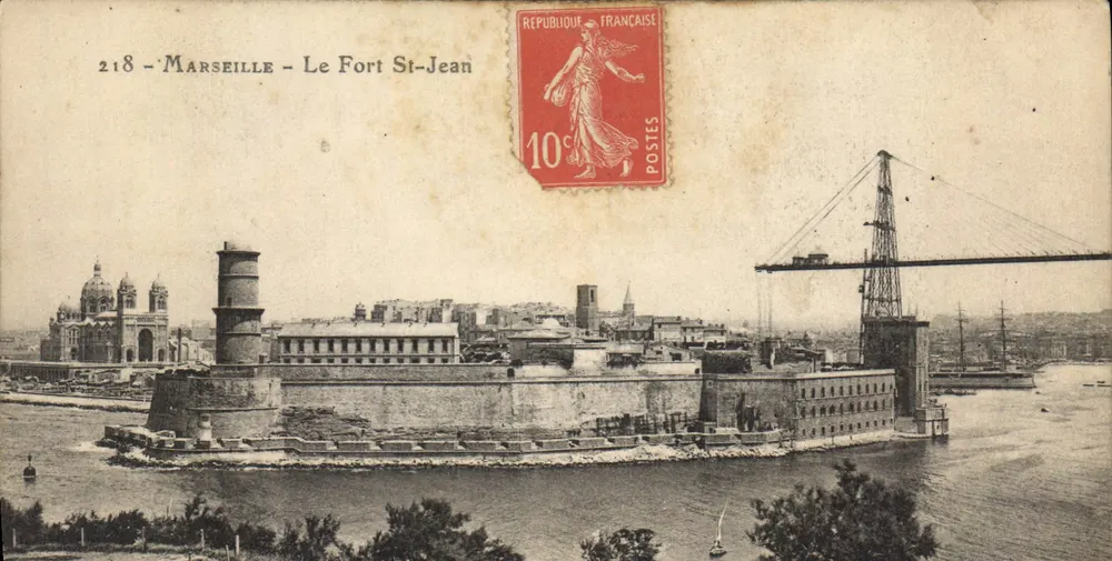 Marselha — O Forte St-Jean — editor desconhecido, n° 218 - Frente