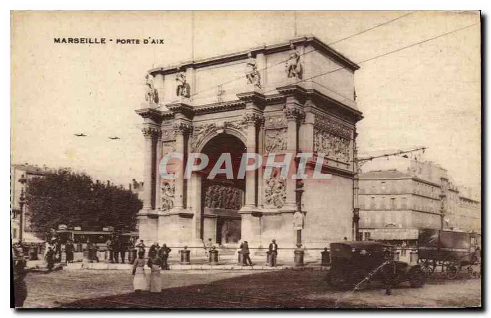Marselha — Porta de Aix — editor não identificado, número de série não visível - Frente
